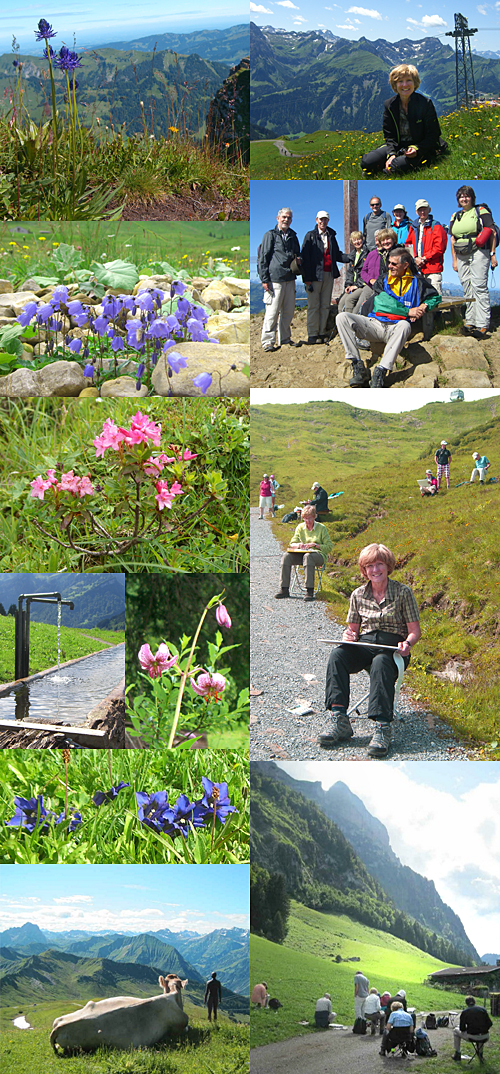 Malreise Vorarlberg mit Eva Ernst Herten