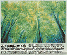 Eva Ernst  Herten, Wald Öl auf Keilrahmen