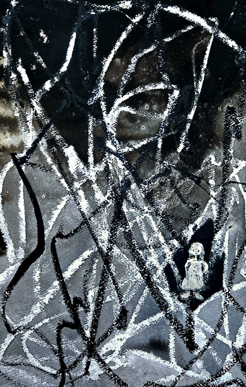 Bewerbung zur Teilnahme am Preis des Vestischen Künstlerbundes: Verloren in den Wirrungen der Zeit, Eva Ernst, Herten