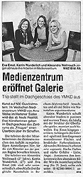 Kunst Kultur Herten; Ausstellung Vestisches Medienzentrum Herten, WAZ