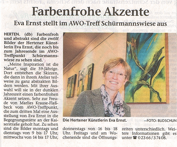 AWO-Treff Schürmannswiese, Eva Ernst