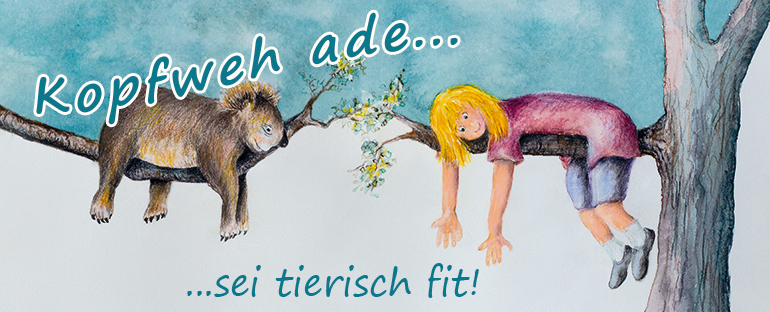 Kopfweh ade, Buch über Kindermigräne Titelbild Kopfweh ade zum Buch über Kindermigräne