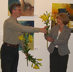 Kunst Kultur Freiberg, Vernissage Eva Ernst Herten, Ausstellung Wurzelsuche