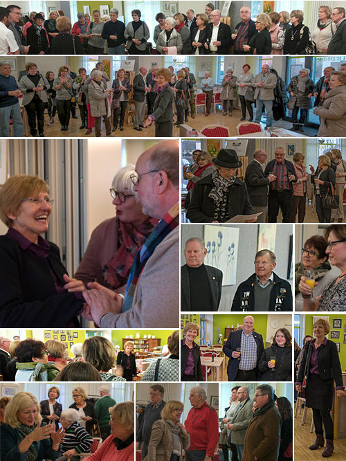 Kunst Kultur Herten; Eva Ernst Herten; Vernissage Ausstellung Annastraße, Herten