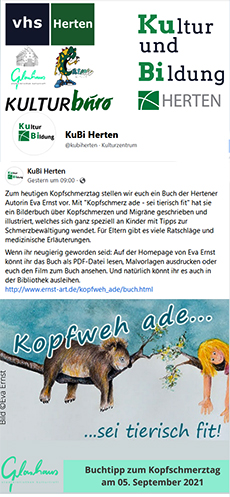 Kopfweh ade; Buchtipp Stadt Herten