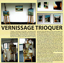 Kunst Kultur Herten; Vernissage Trioquer Eva Ernst, Katrin Wunderlich, Alexandra Weihrauch