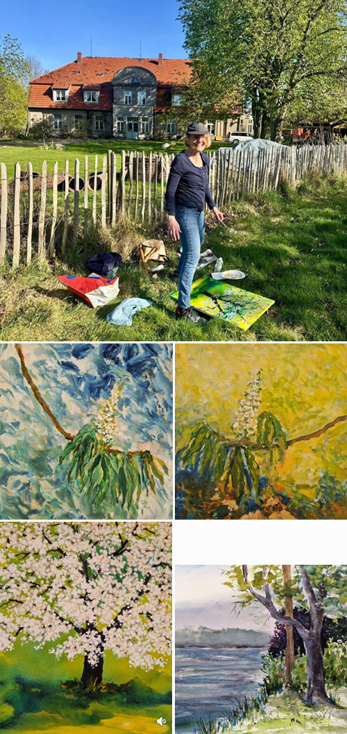 Kunst Kultur Eva Ernst, Kunst am See Woserin