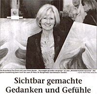 Hertener Allgemeine, Bürgerhaus Süd, Eva Ernst, Herten; Frauenkulturtage Herten